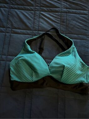 Torrid Blue and Black Bikini